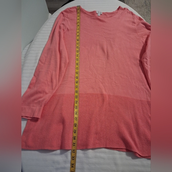 Coral Long Sleeve Tunic Laganlook Size XL - Picture 10 of 12